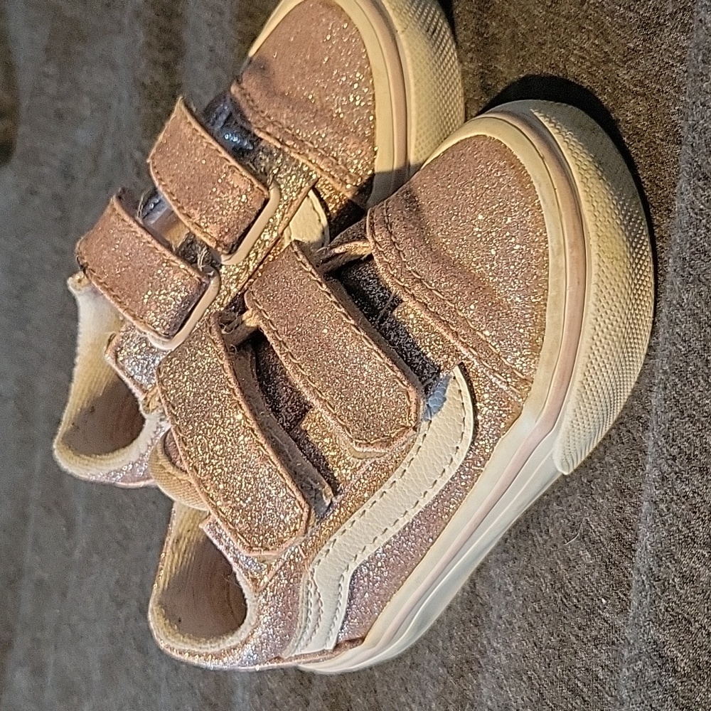 Pink glitter vans